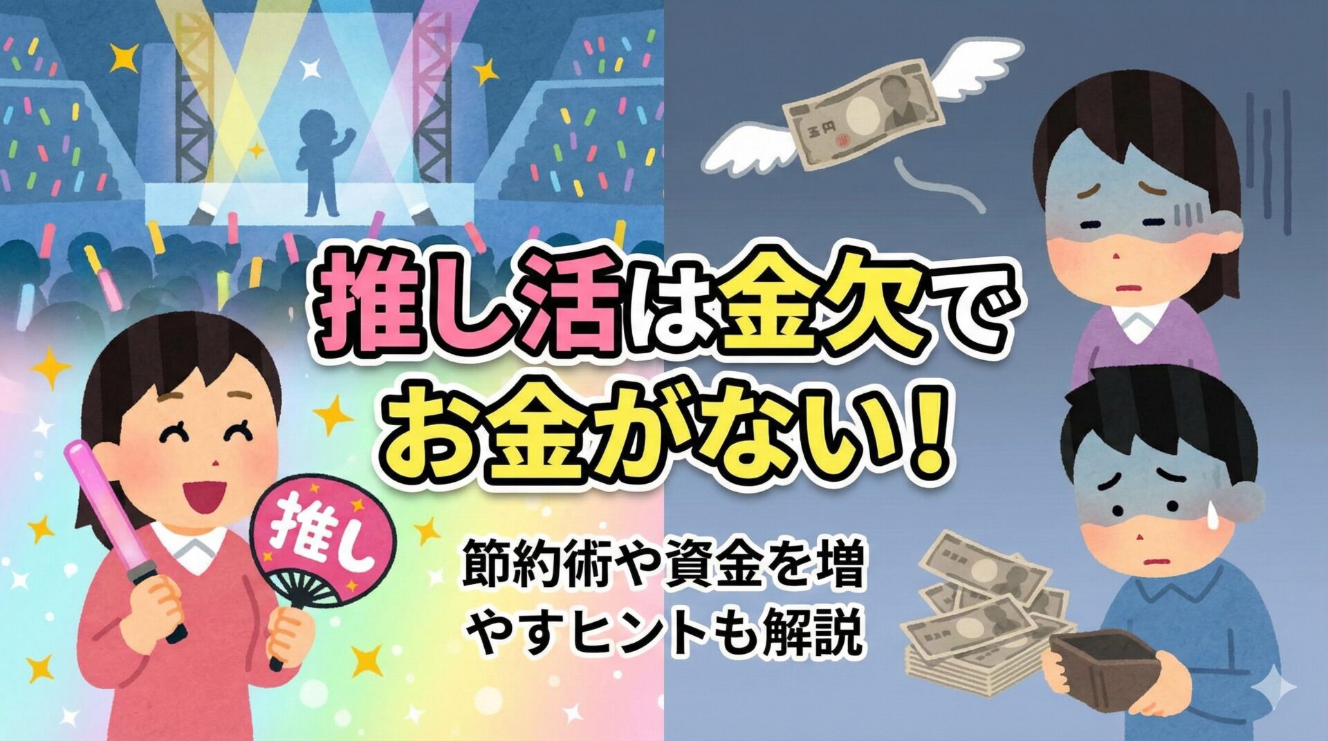 推し活は金欠でお金がない！節約術や資金を増やすヒントも解説
