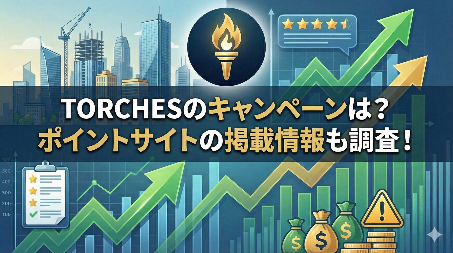 トーチーズ(TORCHES)のキャンペーン・特典まとめ｜ポイントサイト経由での登録は可能？