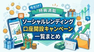 ソーシャルレンディング口座開設キャンペーン一覧まとめ
