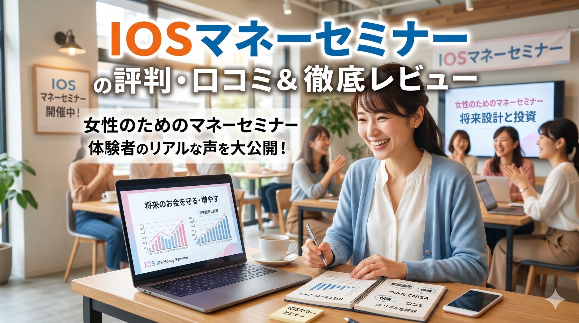 IOSマネーセミナーの口コミや評判は？女性のためのマネーセミナーを徹底レビュー