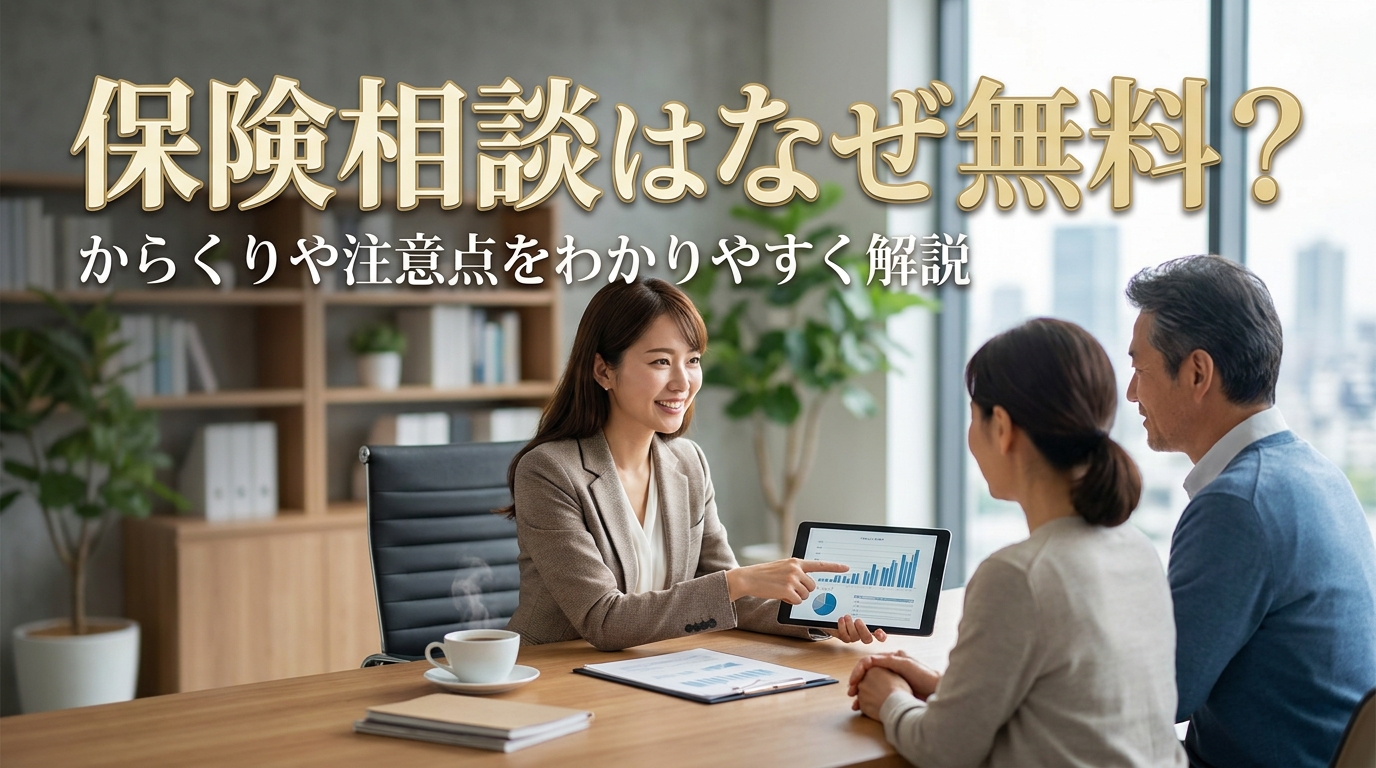 保険相談はなぜ無料？からくりや注意点をわかりやすく解説